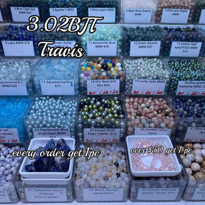 One bowl crystal bead- travis00-can make 6pcs bracelets 3.2