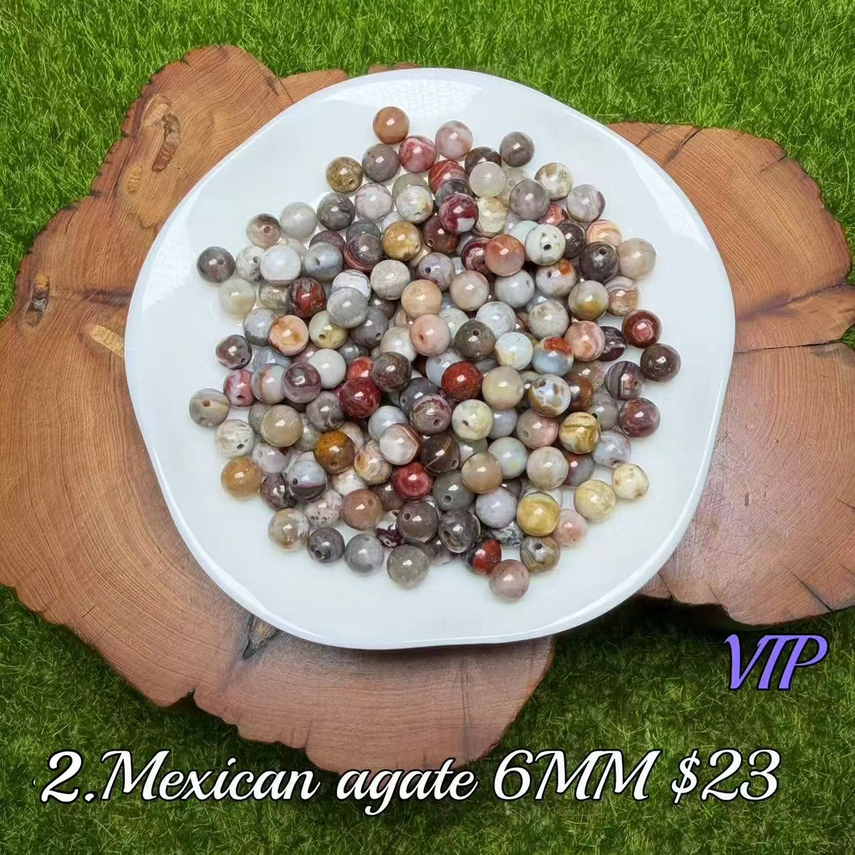 One bowl crystal bead- Felicity-can make 6pcs bracelets 9.25