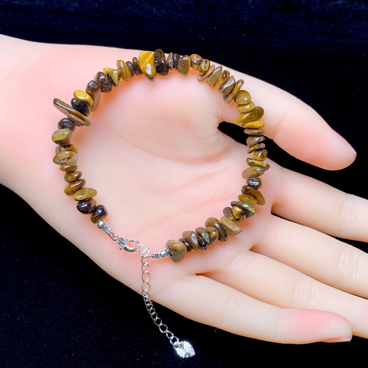 Tiger eye chip bracelet 2pcs(SL859)