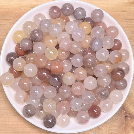 Violet Quartz 9.8-10.2mm bead 108pcs_ 1 bowl 10mm(TEN35)