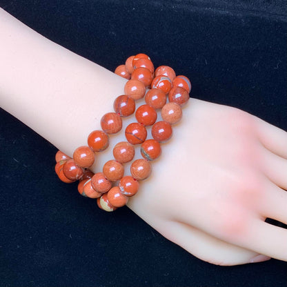 Red Jasper bracelet 10mm 1pc (SL75)