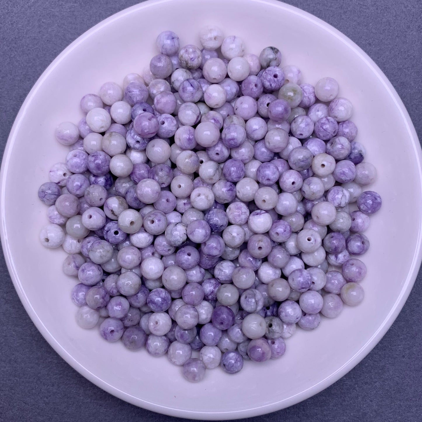 Purple turquoise (mined from china) bead 240pcs_ 1 bowl 5mm  16$(JAS27)