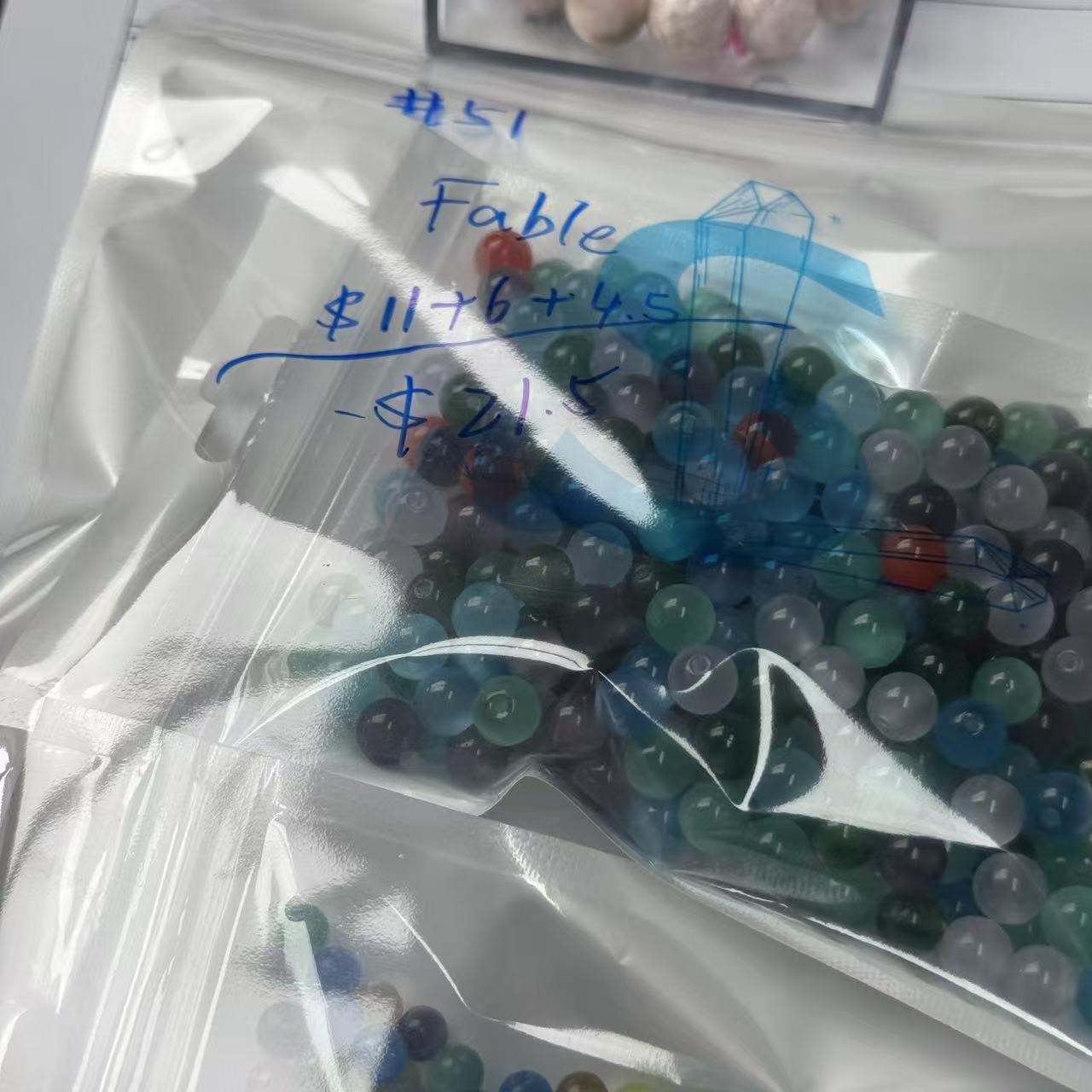 One bowl crystal bead- Felicity01-can make 6pcs bracelets 2.27