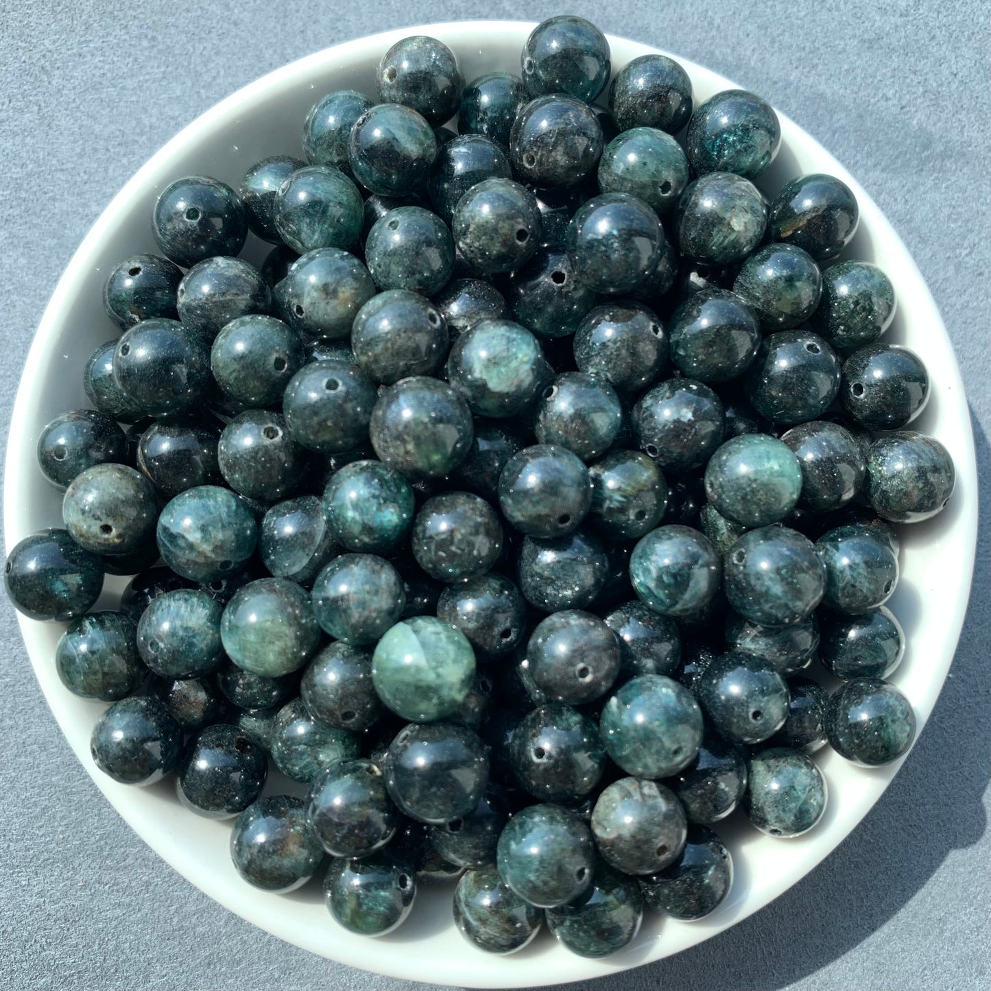 Green Kyanite  bead 80pcs_ 8.8-9.6mm/1bowl-4spoon  25$(VIP95)