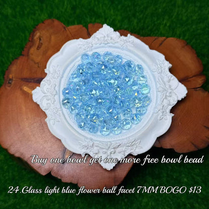 One bowl crystal bead- travis00-can make 6pcs bracelets 8.6