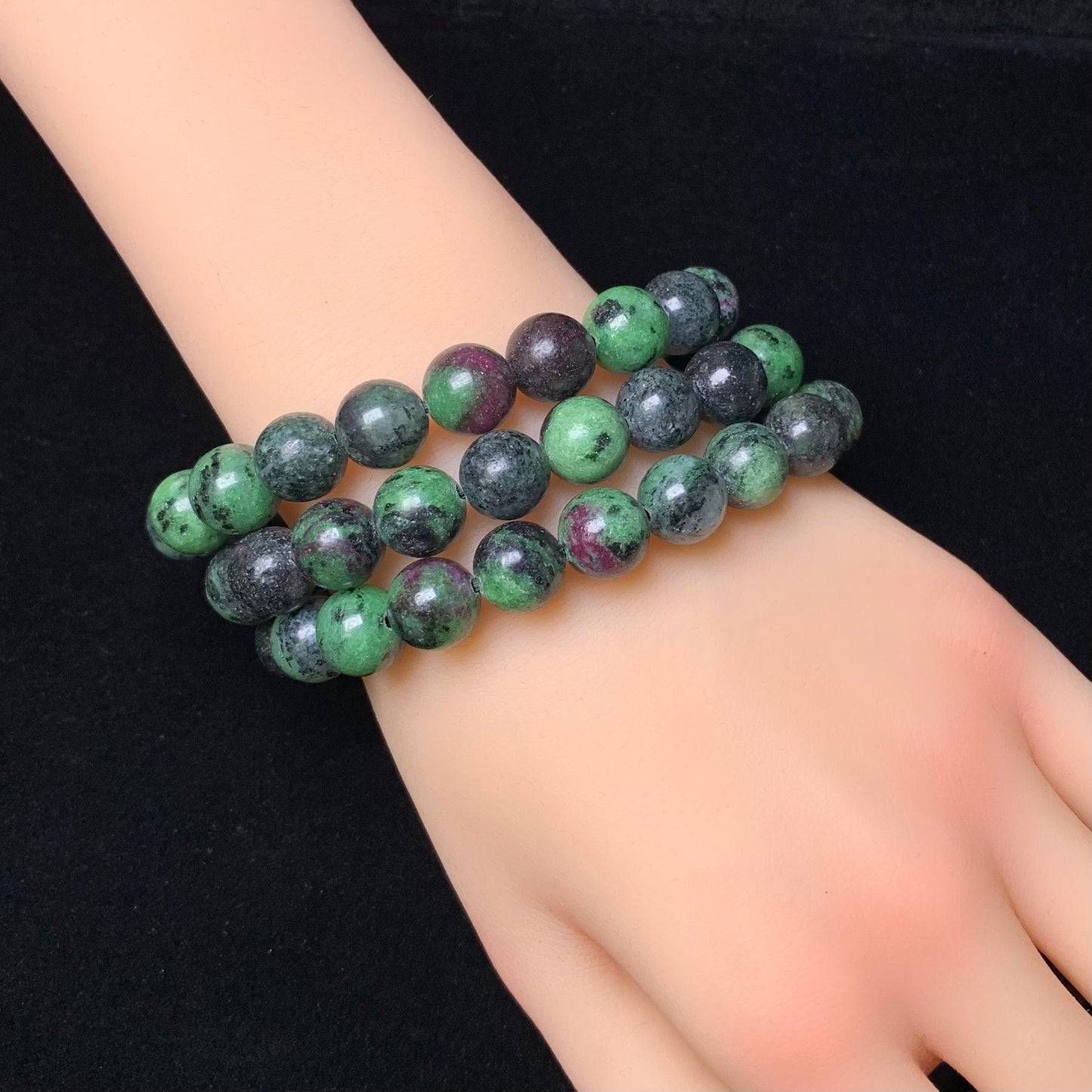Ruby zoisite bracelet 10mm 1pc(SL97)