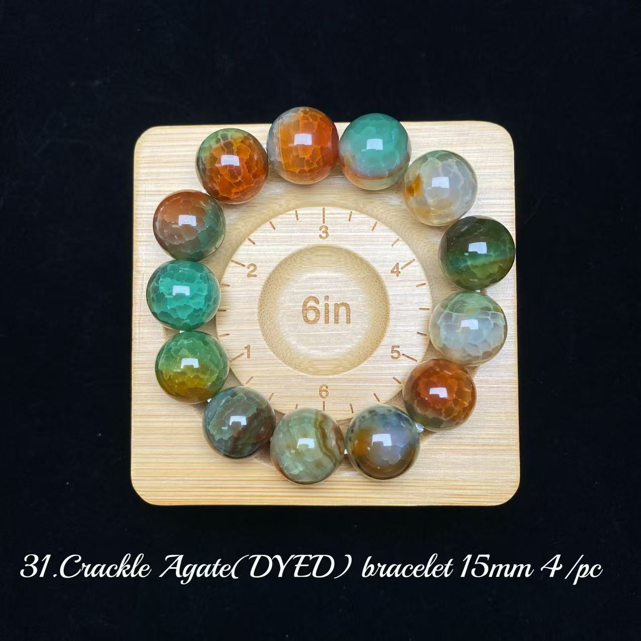 One bowl crystal bead- Felicity-can make 6pcs bracelets 7.25