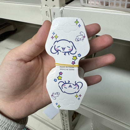 Cute packing cards for bracelets/hair band