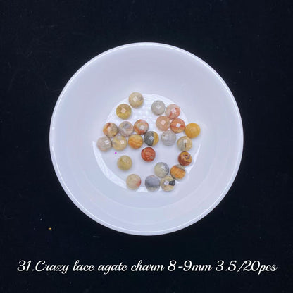 One bowl crystal bead- Felicity-can make 6pcs bracelets 9.25