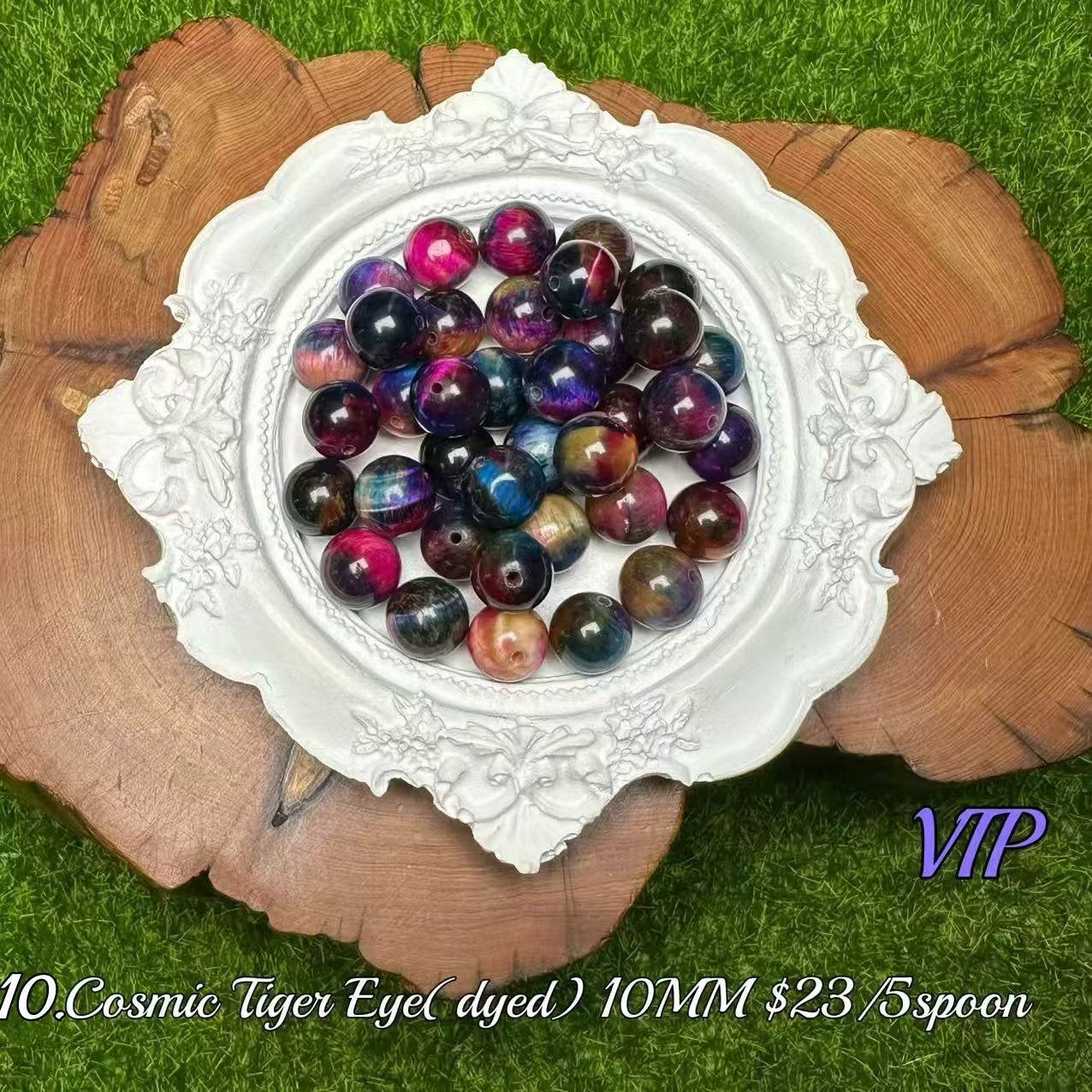 One bowl crystal bead- Felicity-can make 6pcs bracelets 8.22