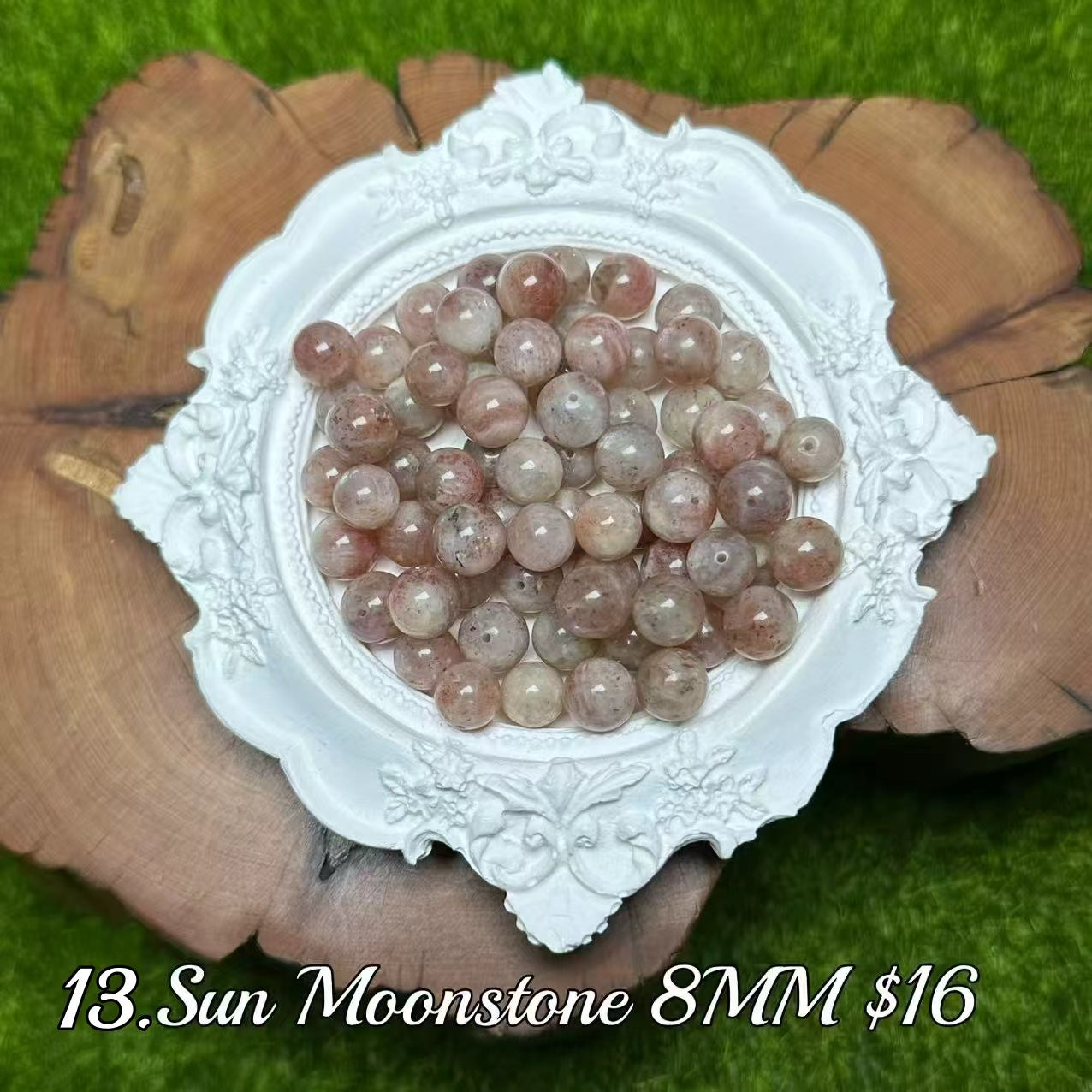 One bowl crystal bead- Felicity-can make 6pcs bracelets 6.13