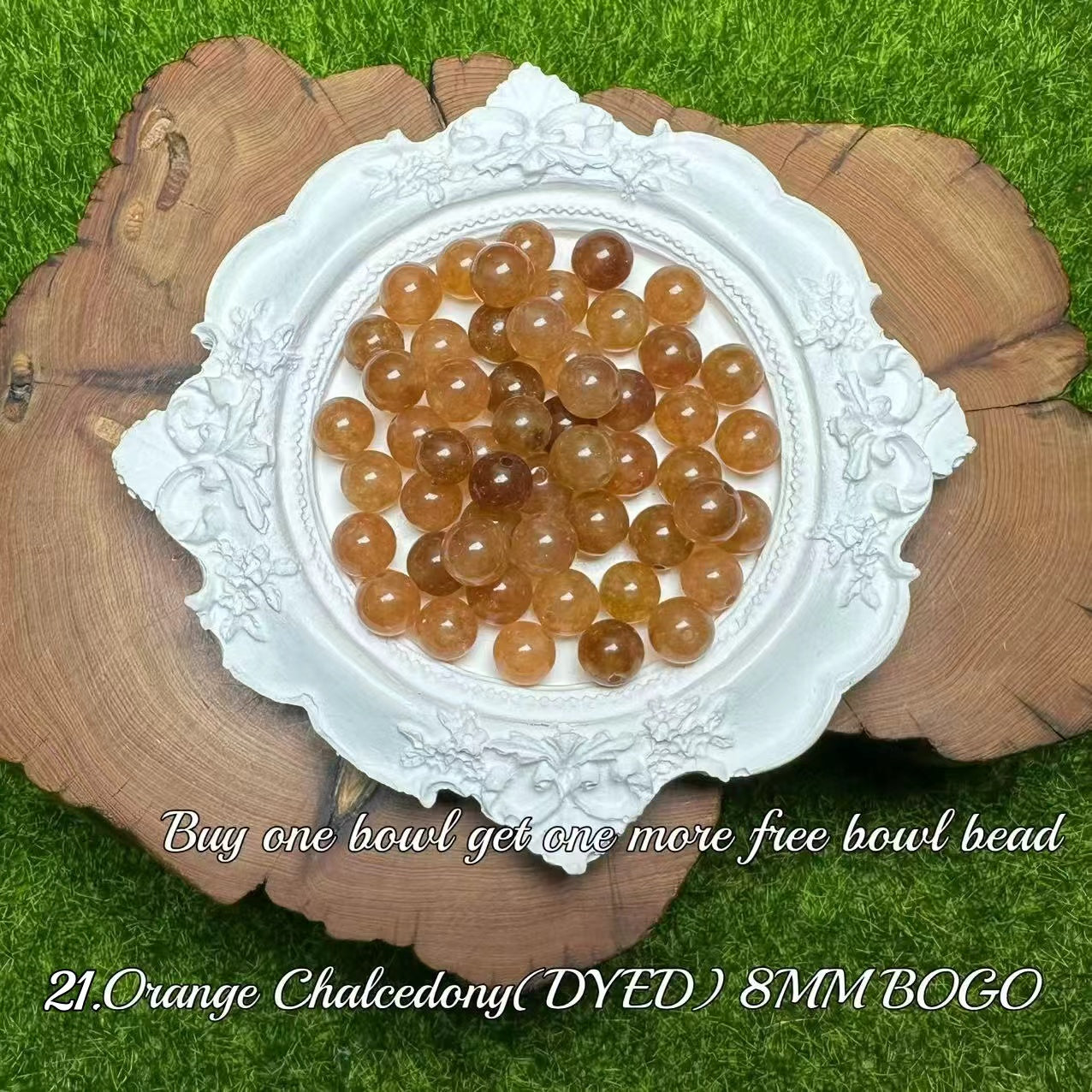 One bowl crystal bead- Felicity-can make 6pcs bracelets  6.6