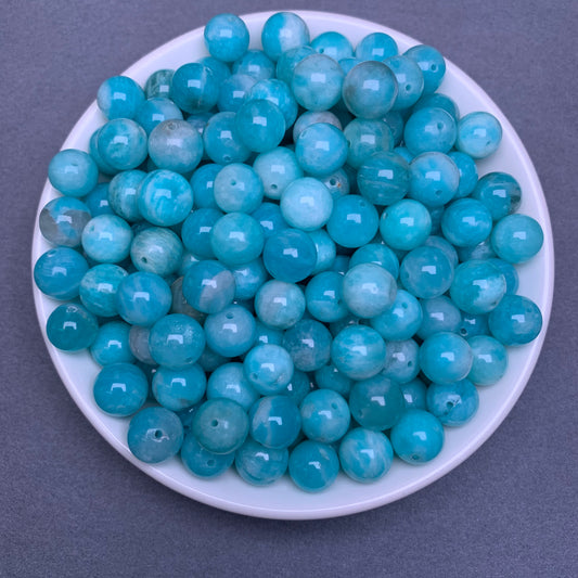 Amazonite  bead 120pcs_ 1 bowl 9mm(VIP11)