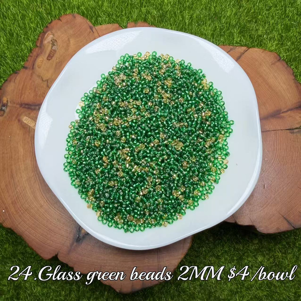 One bowl crystal bead- Felicity-can make 6pcs bracelets 9.18