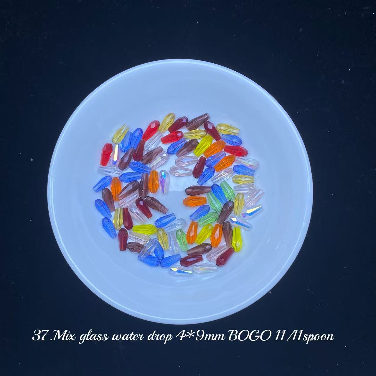 One bowl crystal bead- Felicity-can make 6pcs bracelets  6.6