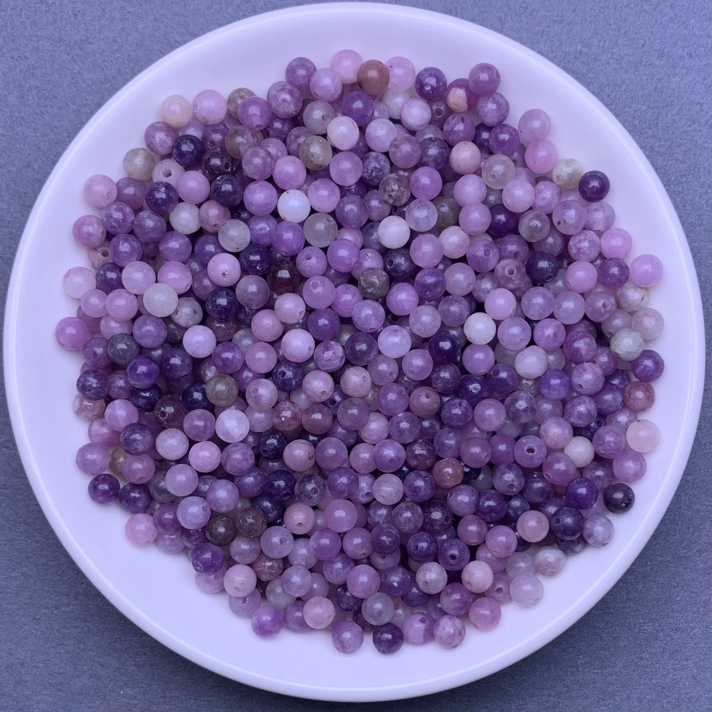 Purple Mica bead 320pcs 1 bowl 4mm (Mini24)