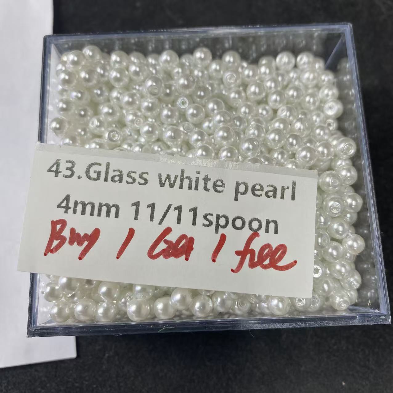 One bowl crystal bead- Felicity-can make 6pcs bracelets 8.15