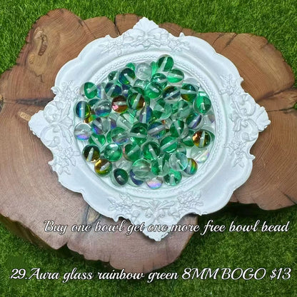 One bowl crystal bead- Felicity-can make 6pcs bracelets  6.6
