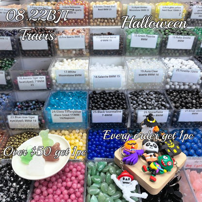 One bowl crystal bead- travis00-can make 6pcs bracelets 8.22