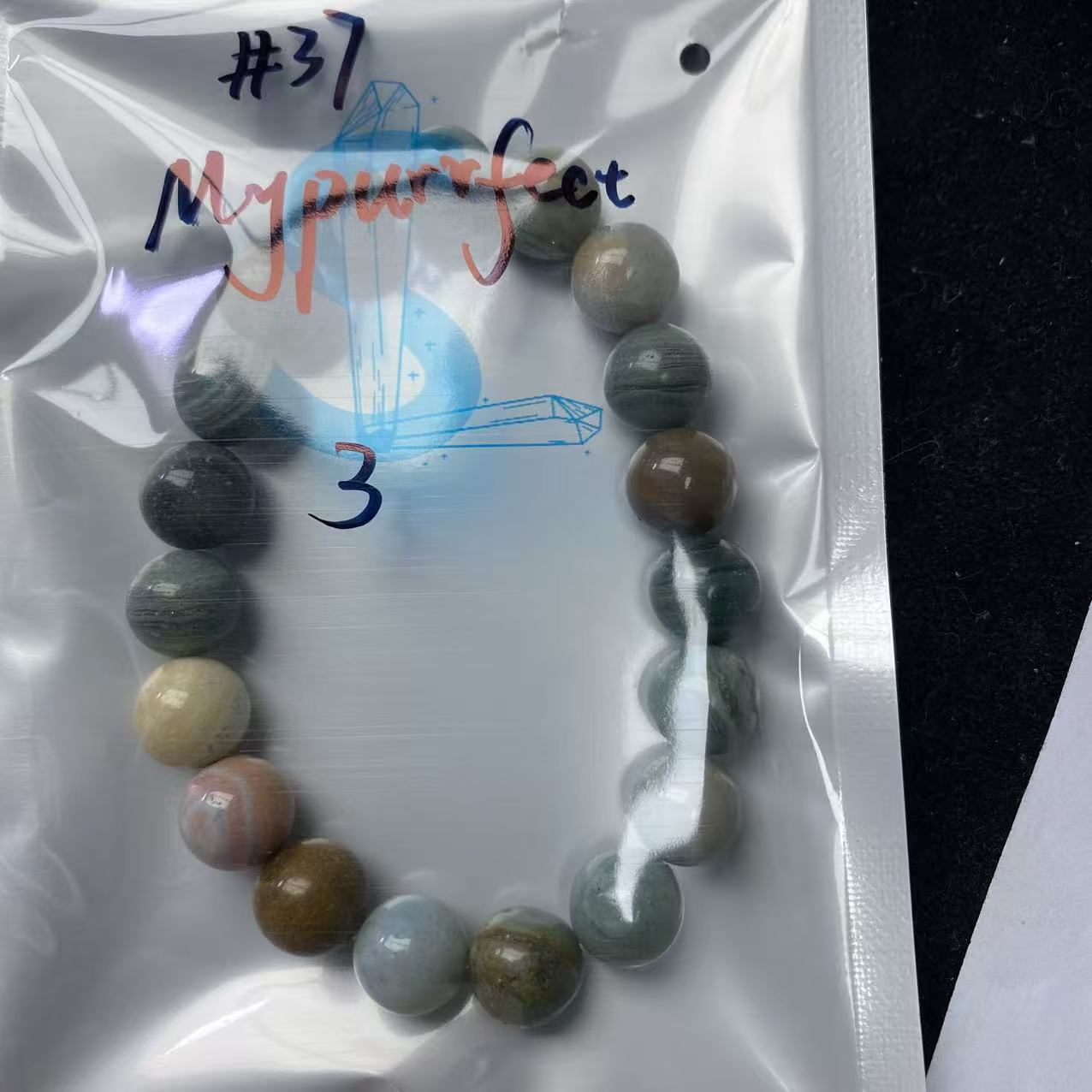 One bowl crystal bead- Felicity-can make 6pcs bracelets 6.17