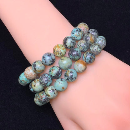 African Turquoise bracelet 10mm 1pc (SL95)