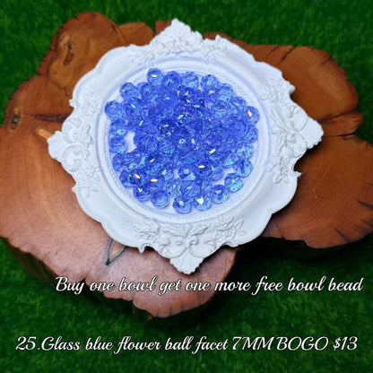 One bowl crystal bead- Felicity-can make 6pcs bracelets 8.6