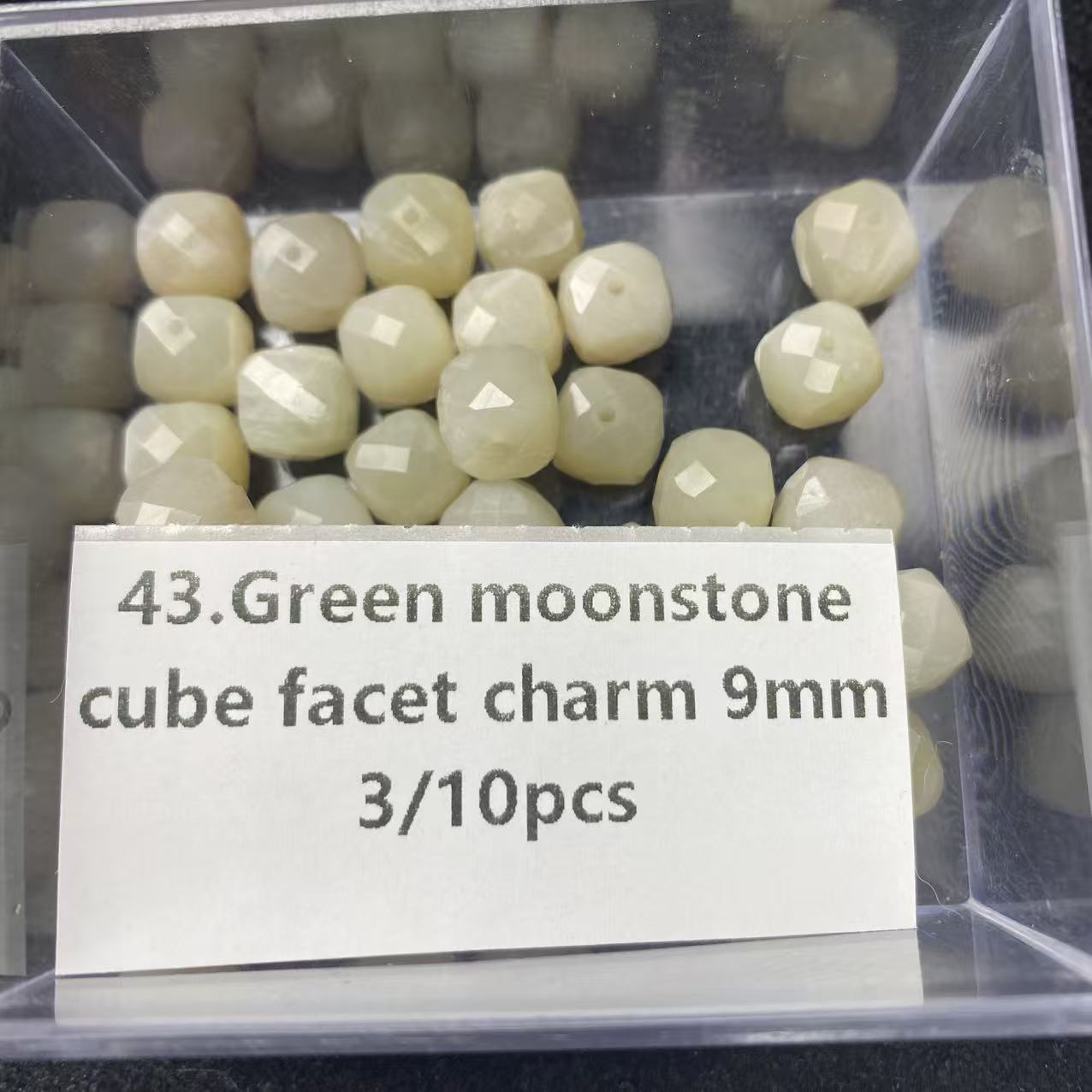 One bowl crystal bead- Felicity-can make 6pcs bracelets 7.25