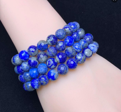 Lapis Facet Bracelet 8mm 1pc (SL692)
