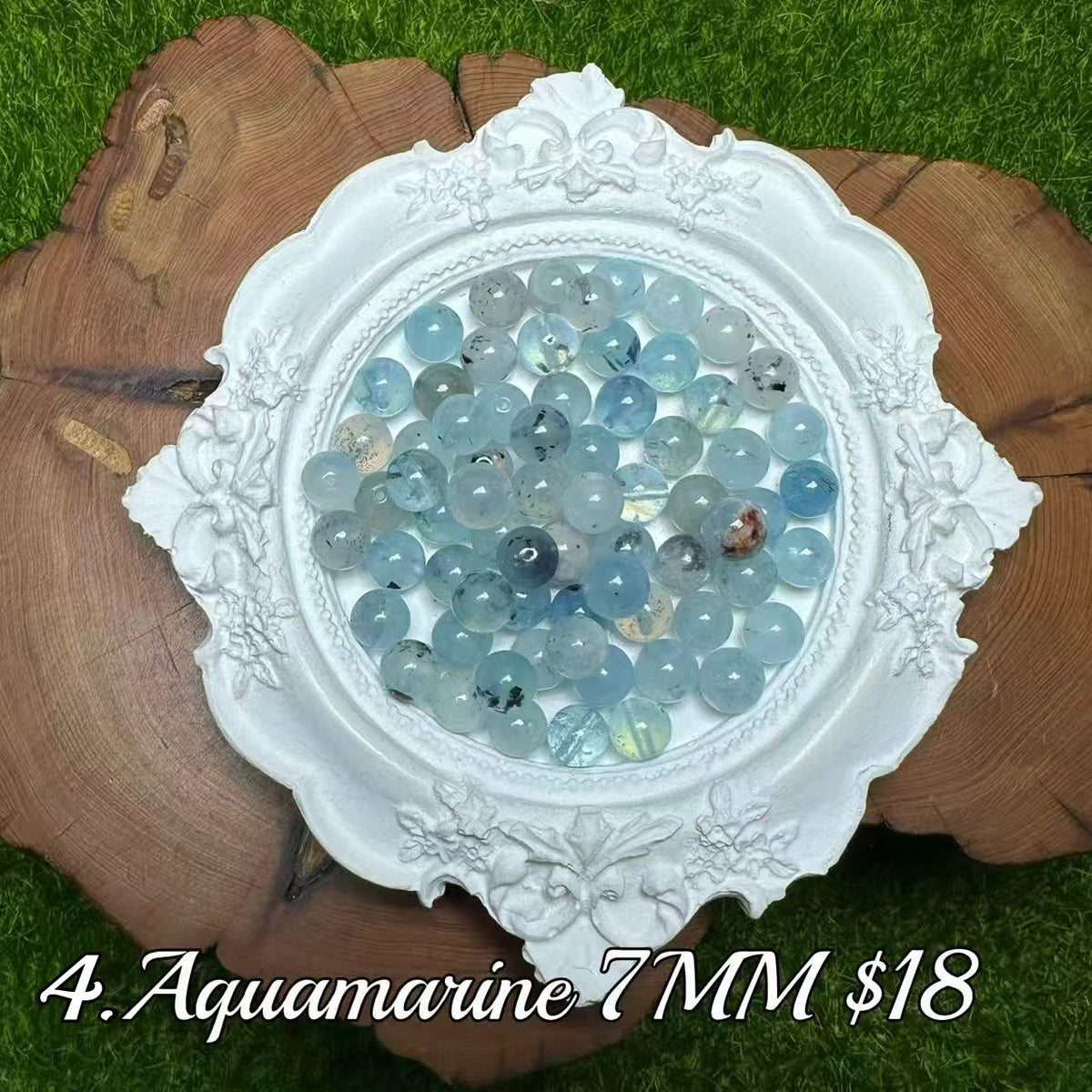 One bowl crystal bead- Felicity-can make 6pcs bracelets 9.25