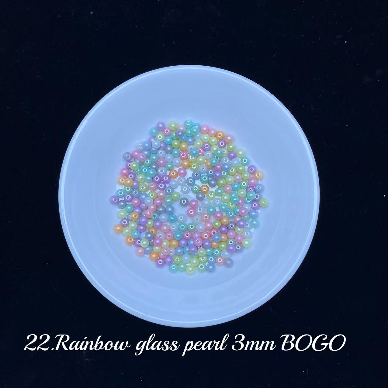 One bowl crystal bead- Felicity-can make 6pcs bracelets 6.5