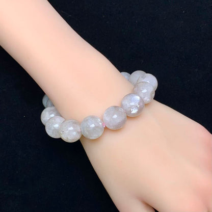 Pink Emerald Quartz bracelet 13mm 1pc (SL925)