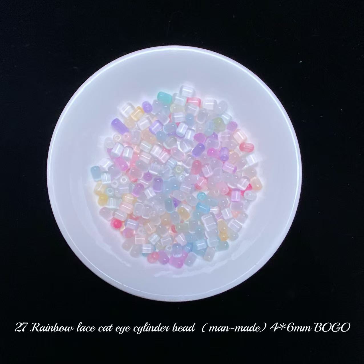 One bowl crystal bead- Felicity-can make 6pcs bracelets 8.25