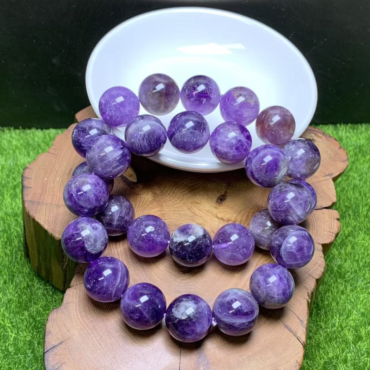 Amethyst beacelet 1pc (14mm-17mm)