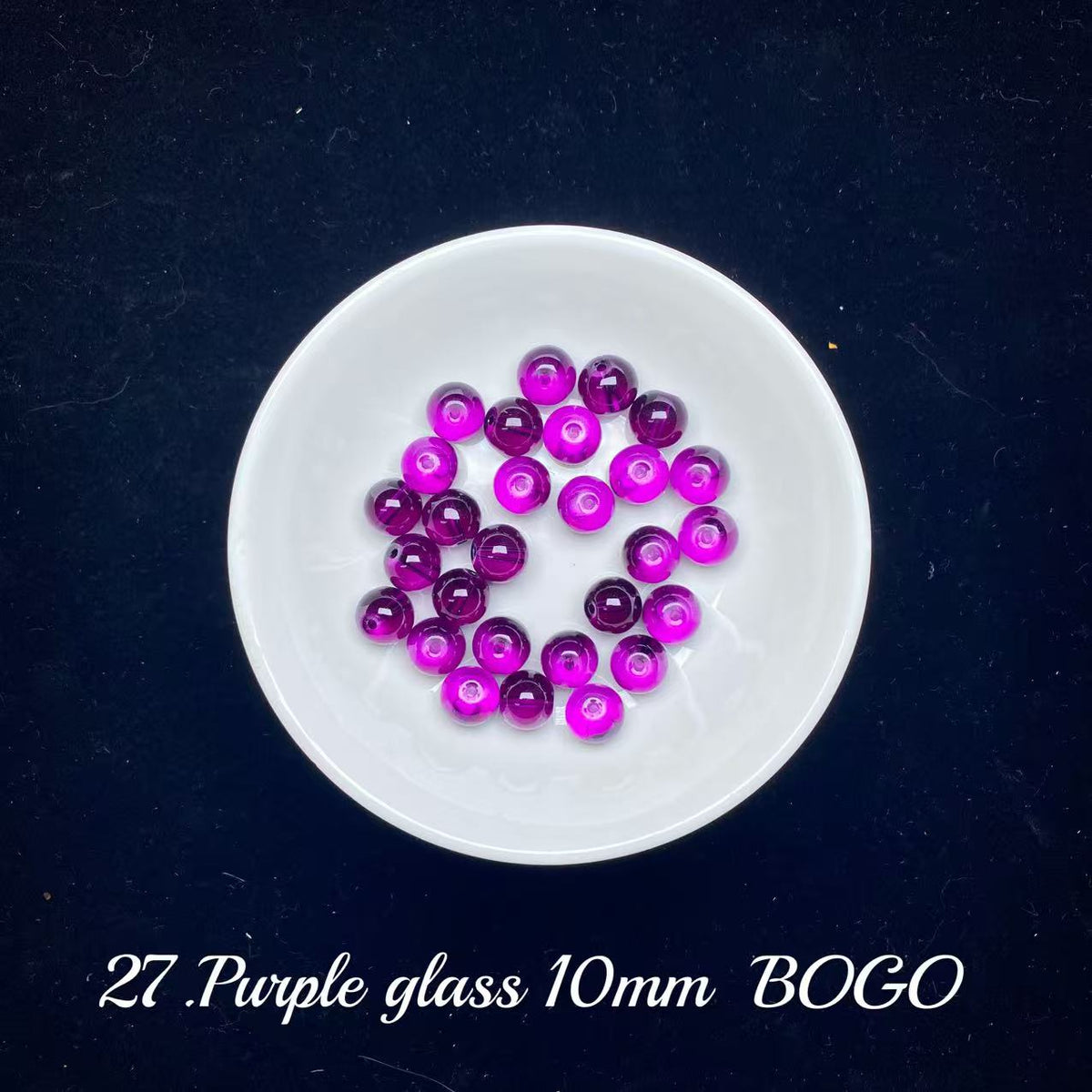 One bowl crystal bead- Felicity-can make 6pcs bracelets 10.7