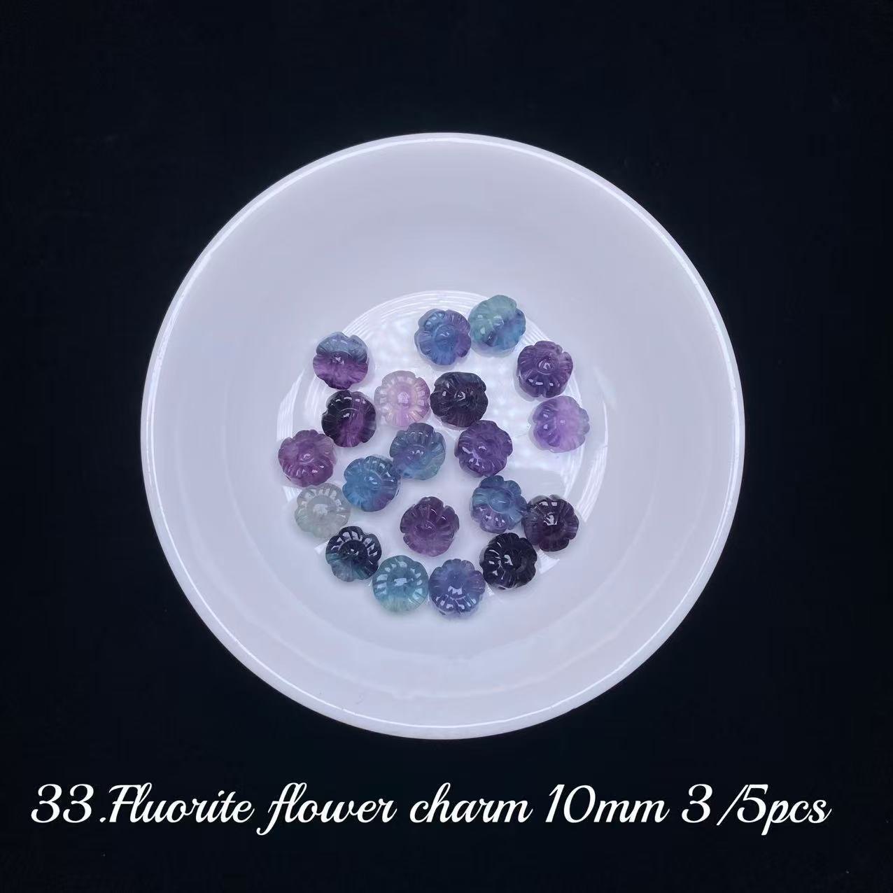 One bowl crystal bead- Felicity-can make 6pcs bracelets 7.27