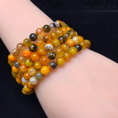 Bumblebee Agate(dyed) bracelet 6mm 1pc (SL109)