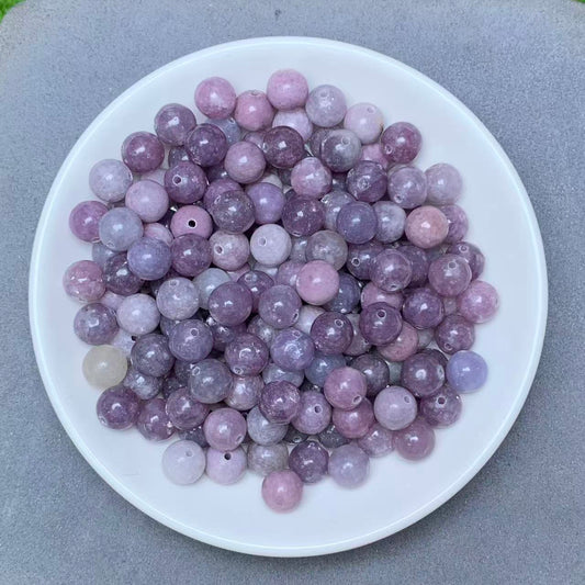 Purple Mica bead 132pcs_ 8mm 1 bowl(MIC2)
