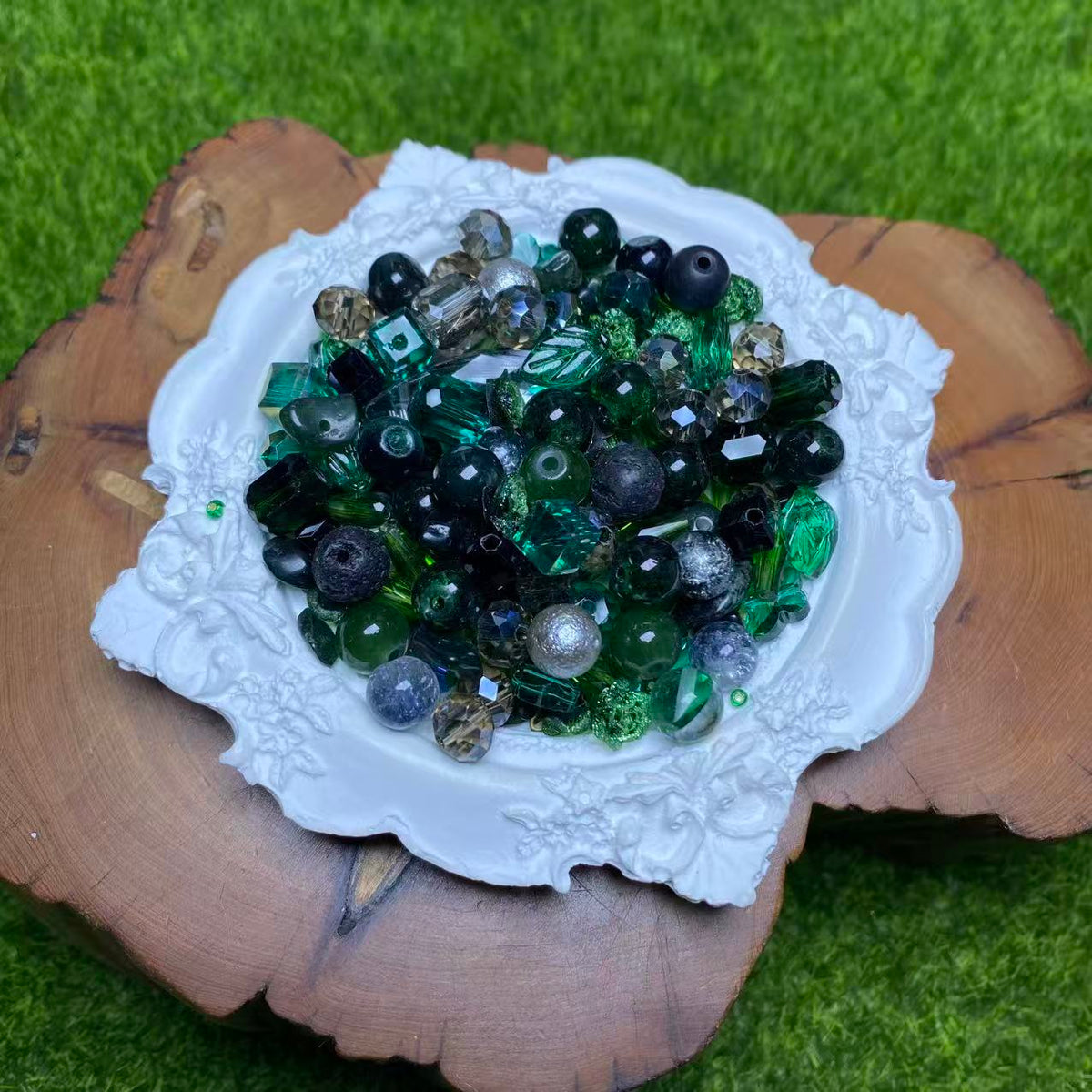 1 Bowl(60g) of Shiny Mix Beads--felicity