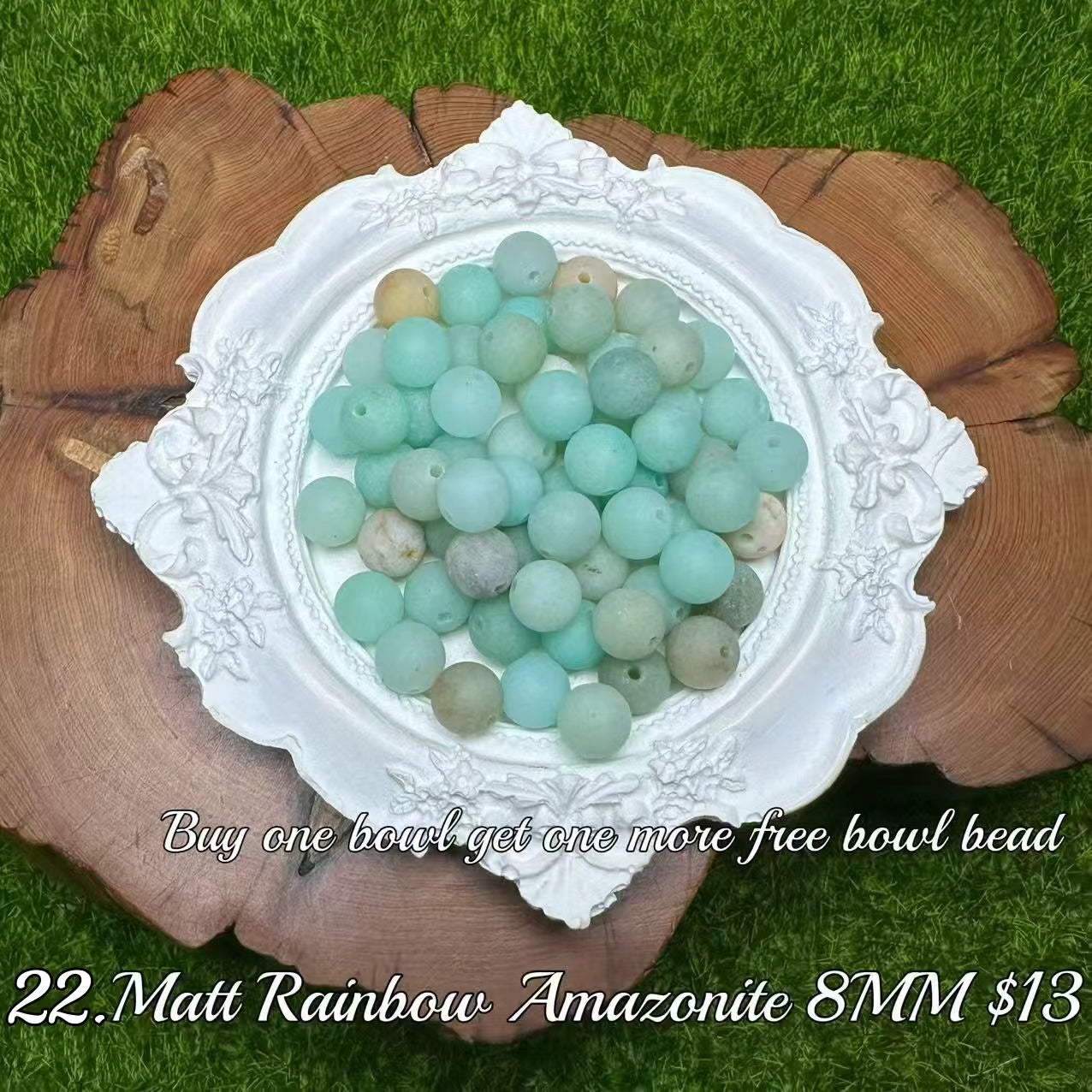 One bowl crystal bead- Felicity-can make 6pcs bracelets  6.6