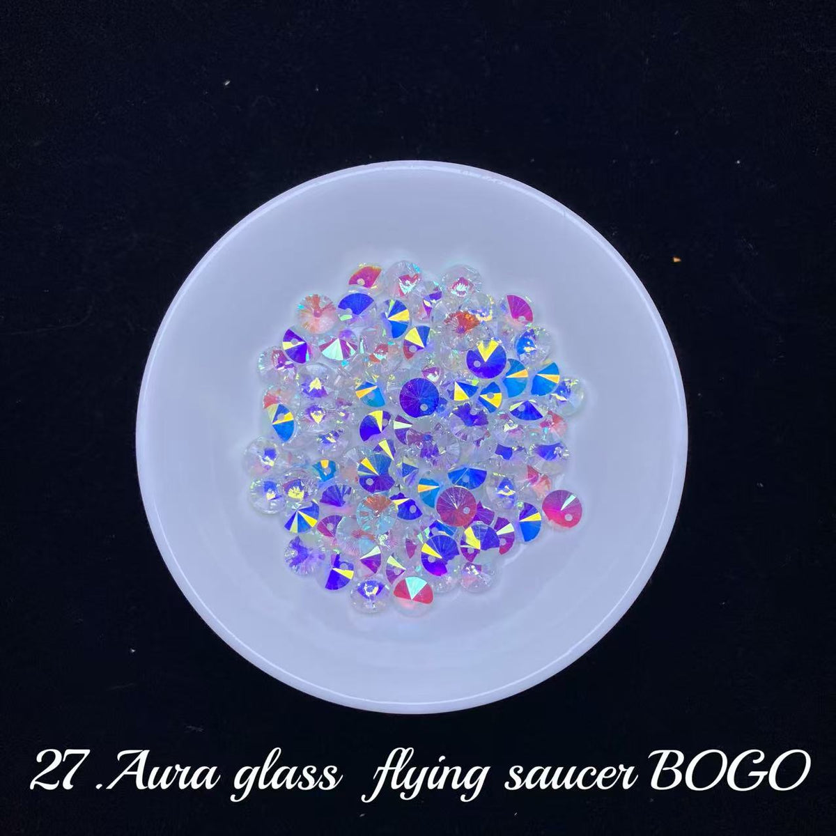One bowl crystal bead- Felicity-can make 6pcs bracelets 10.12