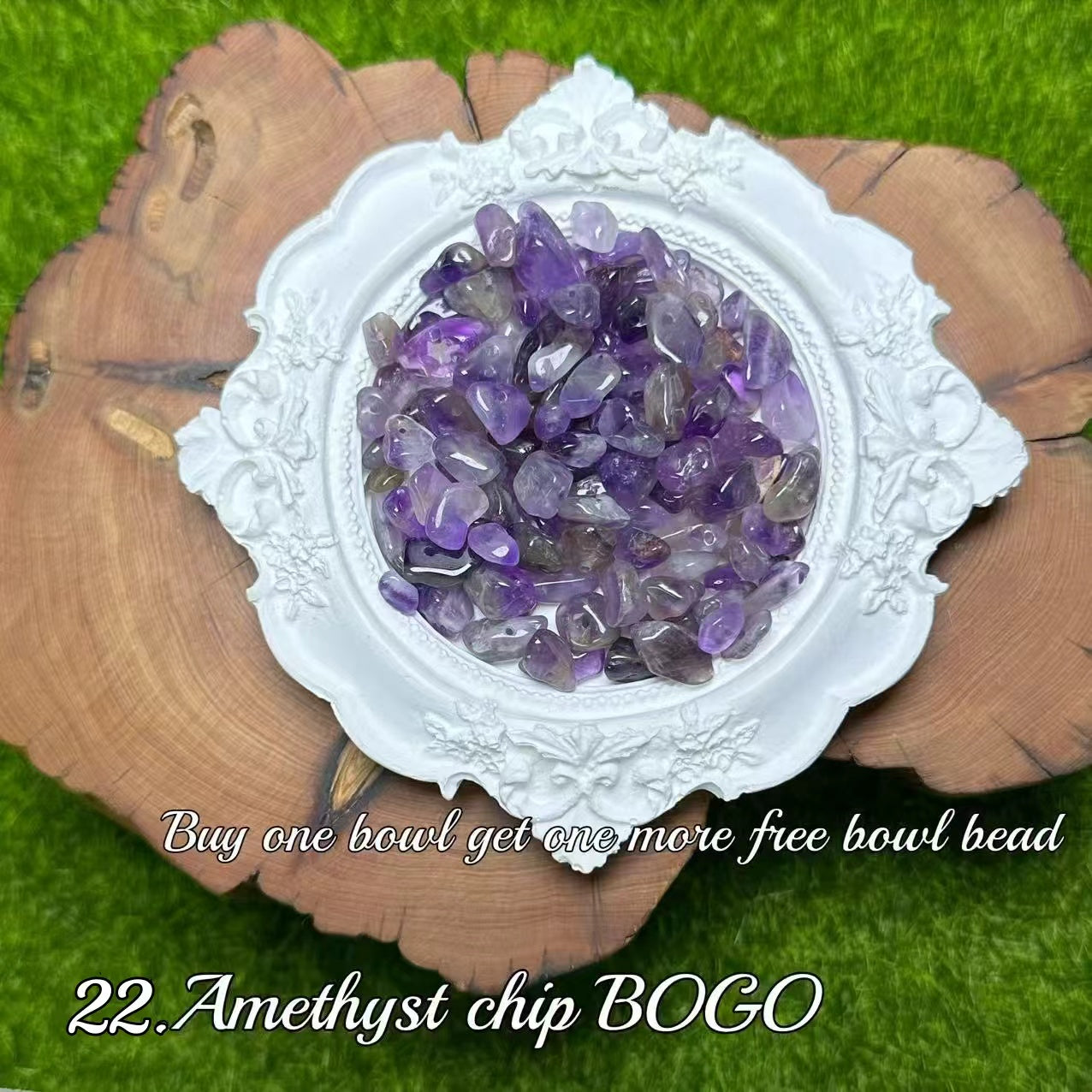 One bowl crystal bead- travis00-can make 6pcs bracelets 8.6
