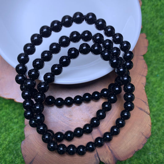 Black obsidian bracelet 6mm 1pc(SL2)