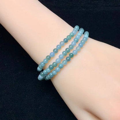 Blue water Jadeite bracelet 6mm 1pc (SL938)