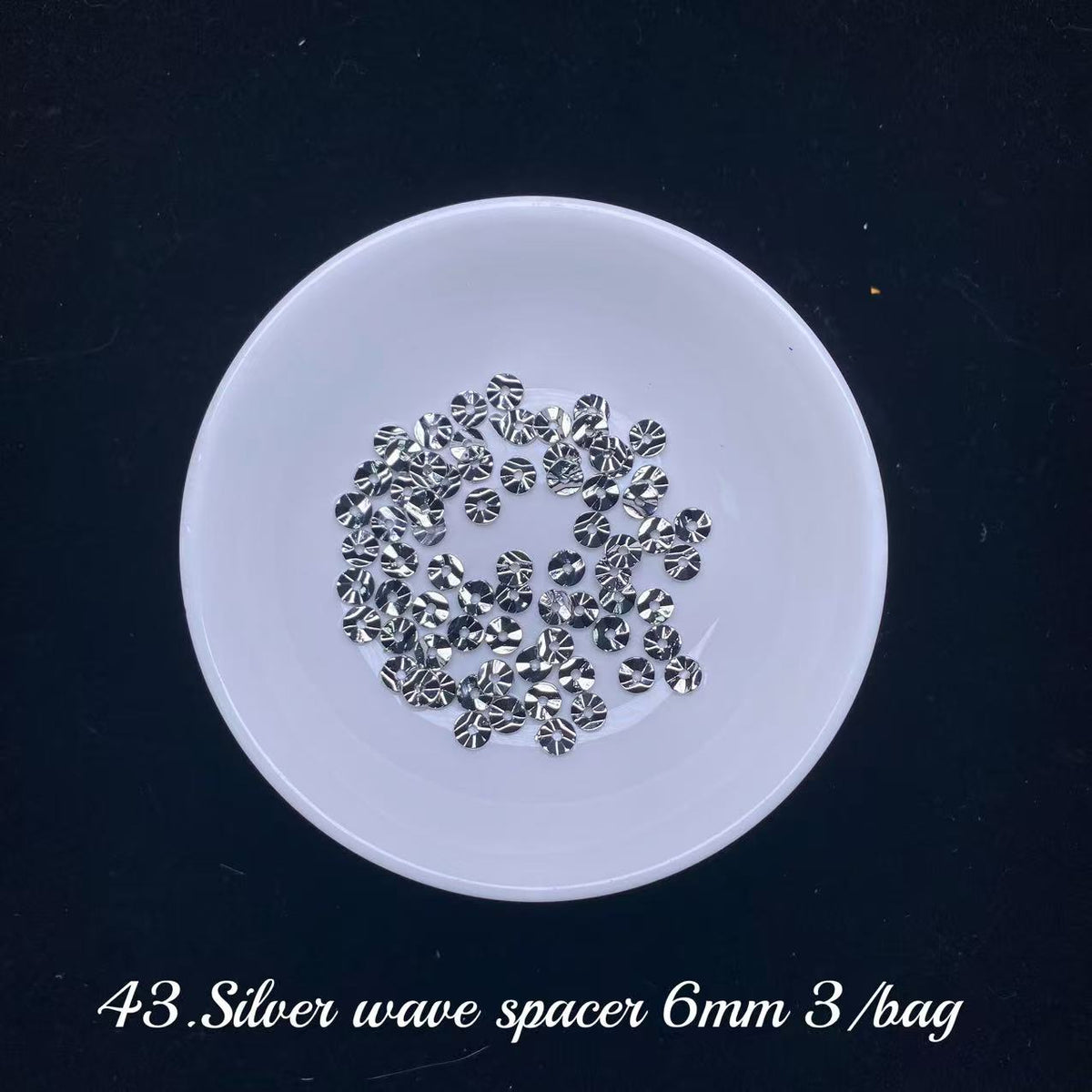 One bowl crystal bead- Felicity-can make 6pcs bracelets 10.7