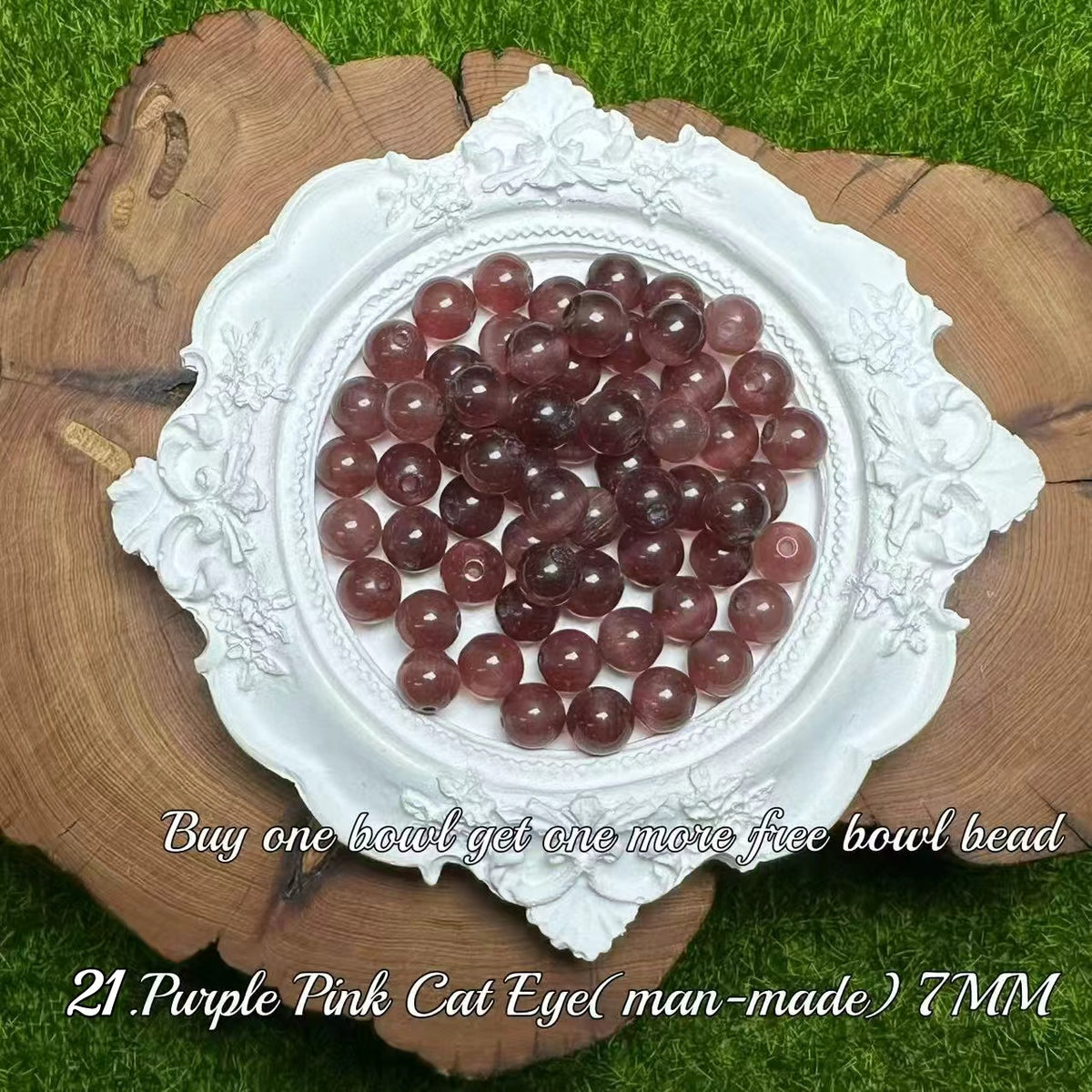 One bowl crystal bead- Felicity-can make 6pcs bracelets 9.24