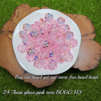 One bowl crystal bead- Felicity-can make 6pcs bracelets 9.2