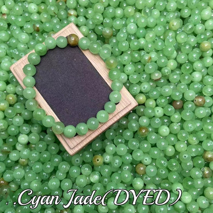 OFF Screen Jade crystal bead_ 1 bowl 8mm