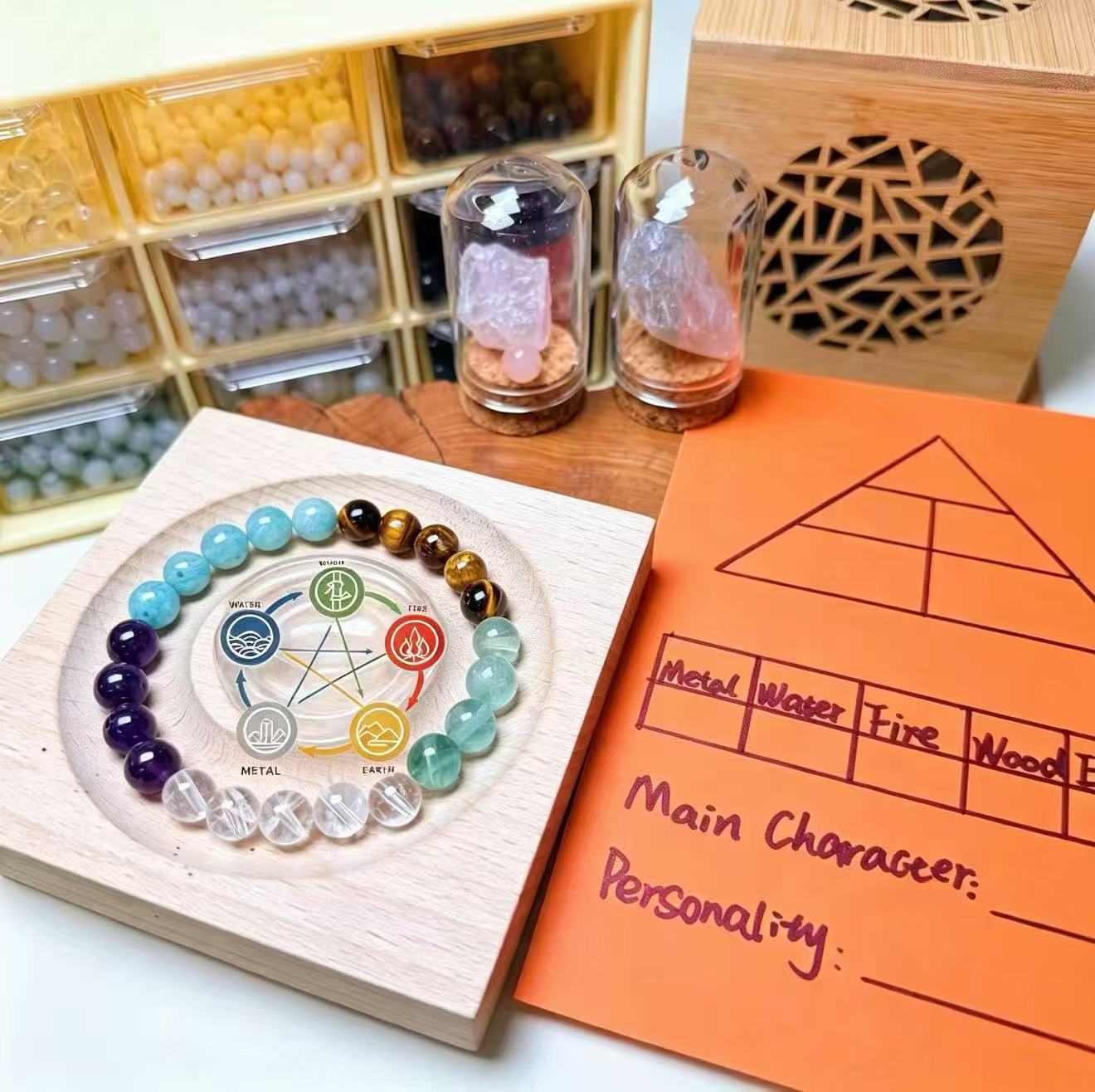 Personalized Five-Element Crystal Bracelet Design| Host Felicity