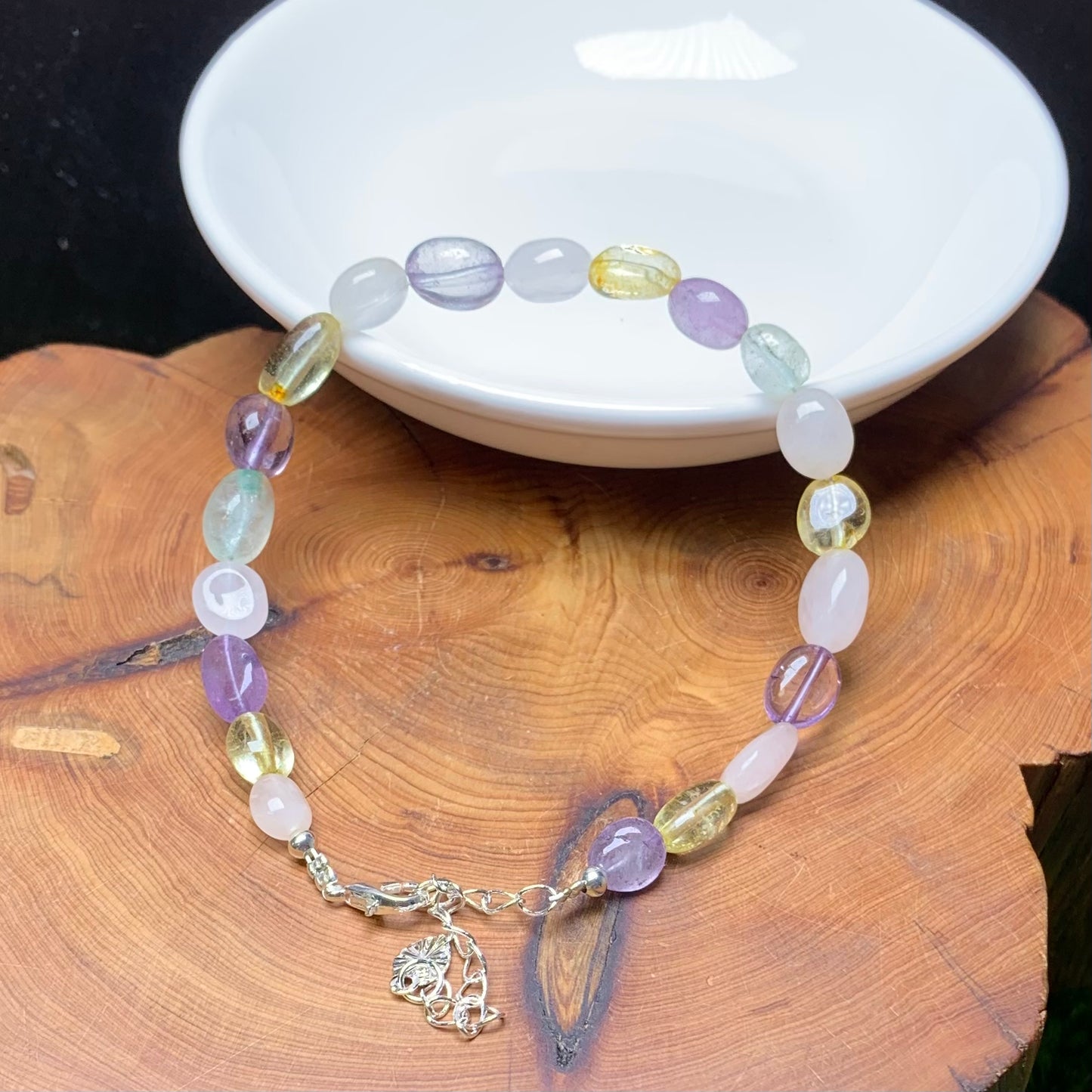 Mix crystal  freeform bracelet 1pc(SL879)