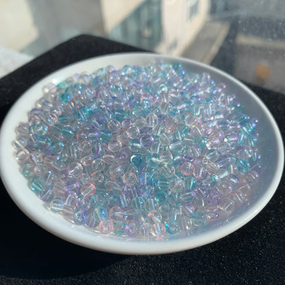 Aura Glass Nebula Secret Realm  4MM BOGO 320pcs/11spoon——BUY 1 GET 1 FREE bead （BOGO98)